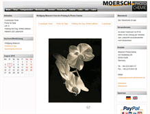 Tablet Screenshot of moersch-photochemie.de